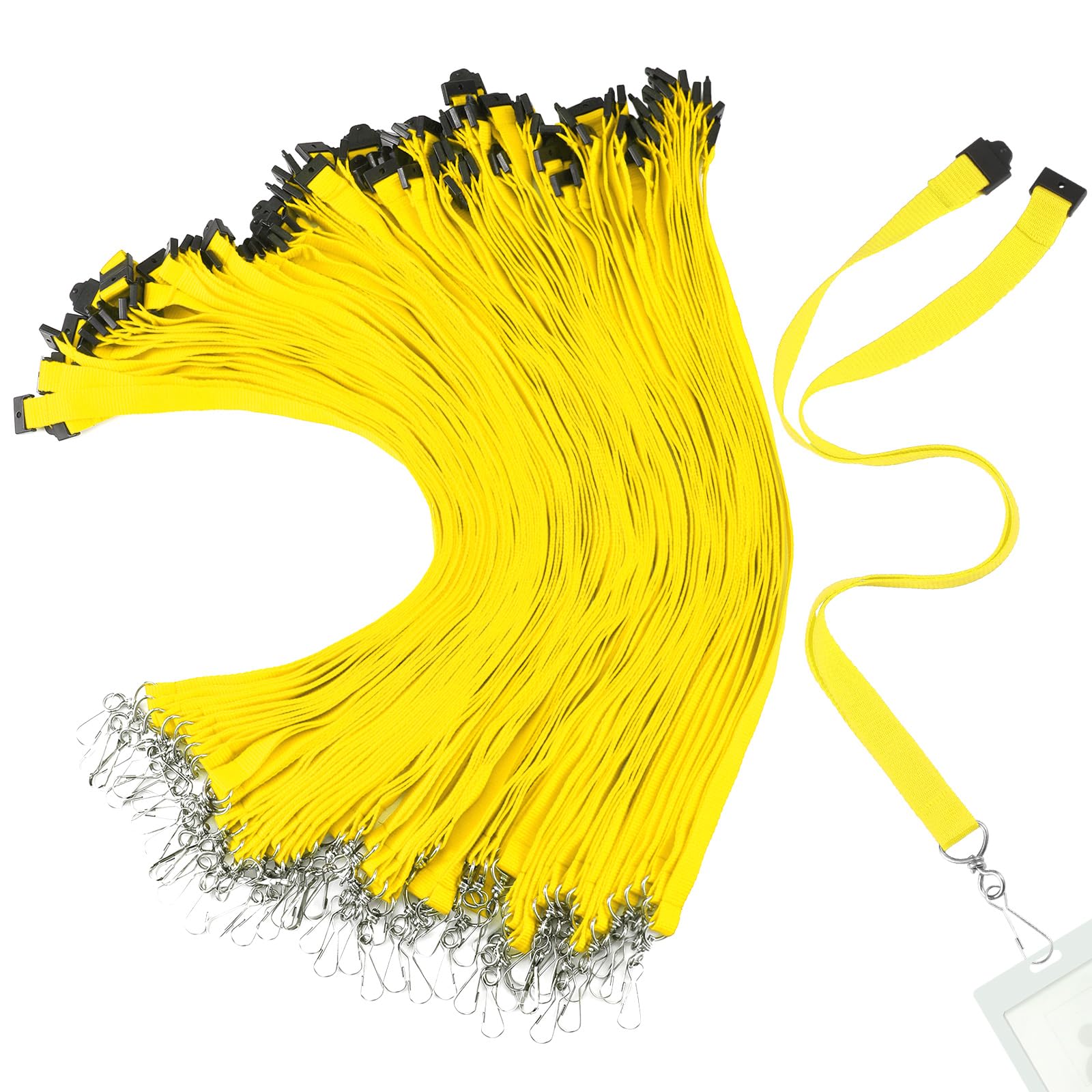 Patelai 60 Pcs Breakaway Lanyards with J Hook Bulk