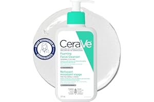 CeraVe FOAMING Face Cleanser, Gentle Face Wash with Hyaluronic Acid, Niacinamide, Ceramides. Makeup Remover for oily skin, wo