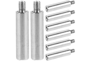 OSOLADY 8pcs Music Box Spindle Extensions Replacement Metal Extension Bars DIY Accessories for Music Box