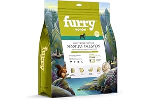 FURRY WONDER Freeze Dried Raw Dog Food Lamb and Chicken Recipe 16 Ounce, USA Made Grain Free High Protein Dog Food for Complete Meal or Food Topper, Freeze Dried Raw Diet for Sensitive Digestion
