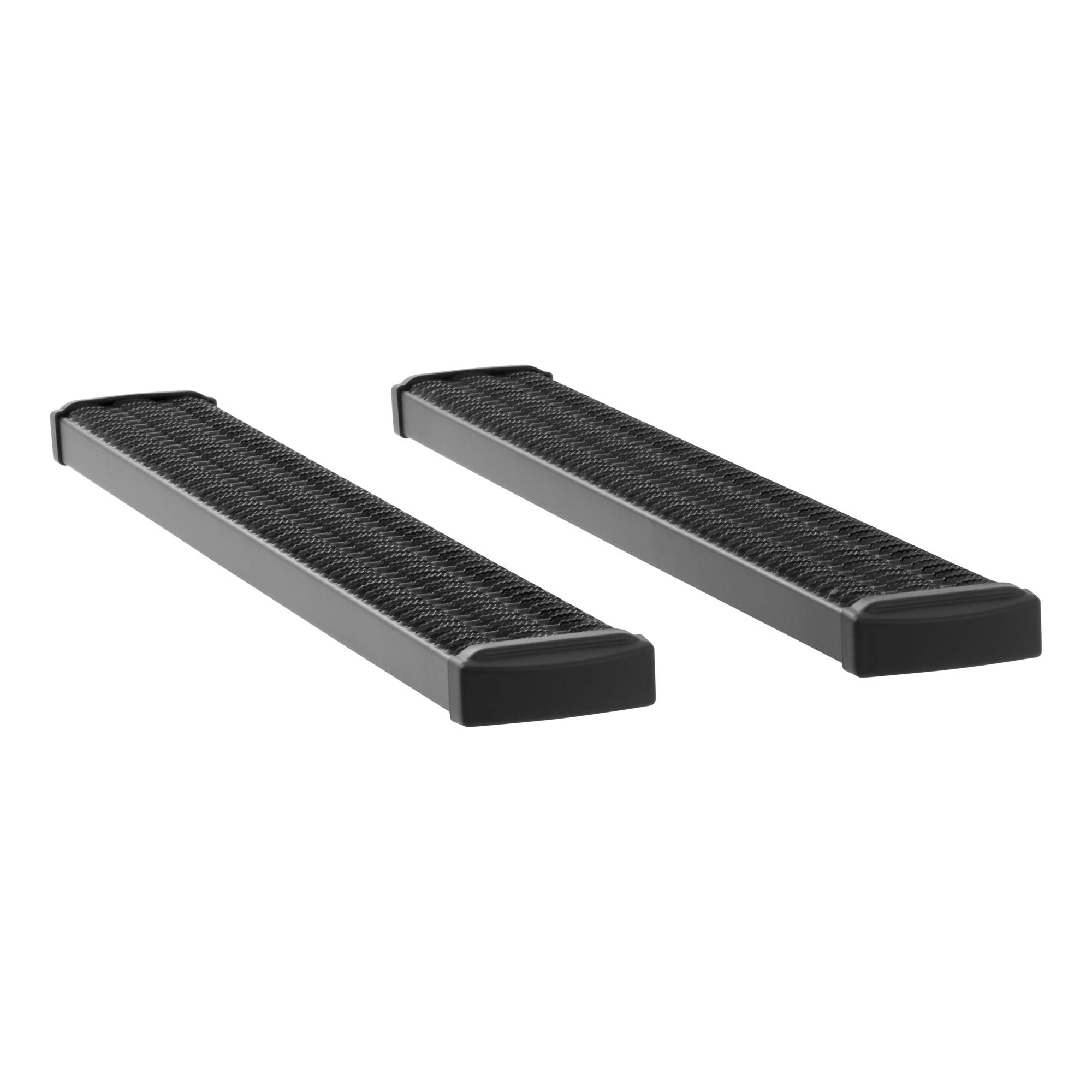LUVERNE 415060-401730 Grip Step Black Aluminum 60-Inch Truck Running Boards with XD Brackets for Select Ford F-250, F-350, F-450, F-550 Super Duty