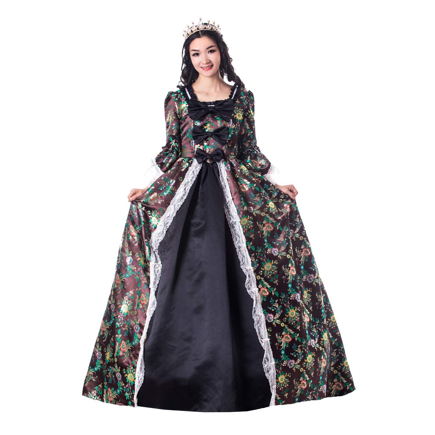 Buy KEMAO Marie Antoinette Rococo 18th Century Dress Party Costume ...
