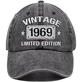 Vintage 1974 1973 1972 1971 1970 1969 1968 1967 1966 1965 Limited Edition Adjustable Embroidered Baseball Cap