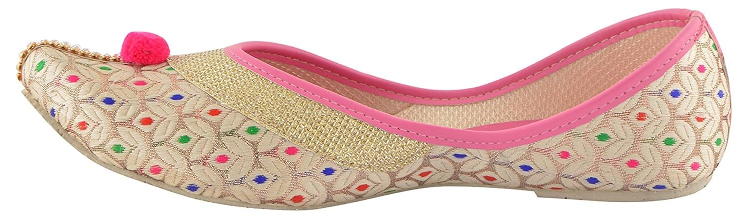 babes women's rajasthani synthetic shoes