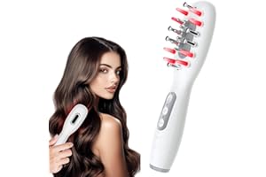 Yuonry Electric Scalp Massager for Hair Growth - Mi-crocurrent & Vibration Hair Massager with Multi-Light, Serum Infusion for Thicker, Fuller Hair - Easy-to-Use Hair Care Tool
