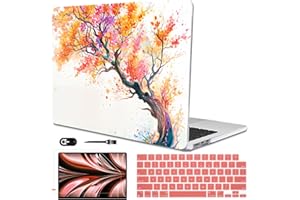 LCMOCICO for 2022 2023 2024 2025 2026 MacBook Air 13 inch Case M5 A3449 M4 A3240 M3 A3113 M2 A2681 Cover, Patternt Plastic Ha