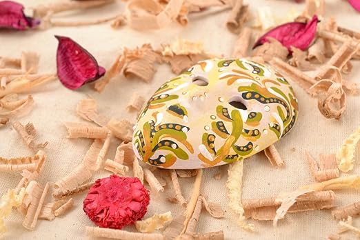 Máscara de carnaval de cerámica imán para nevera: Amazon.es: Hogar