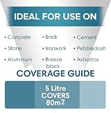 Polar Wallguard White Masonry Paint Exterior 500 ml Waterproof Coating view 5