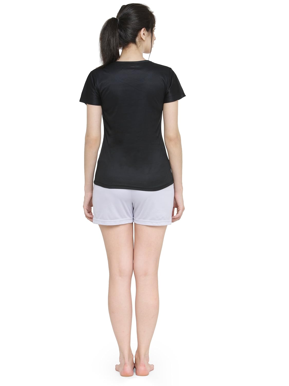 camey women elephant print top & short set nightsuit