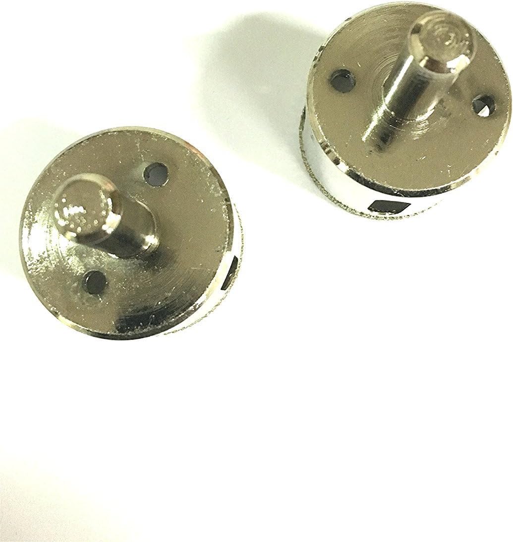 MEETOZ Diamond Hole Saw Tile Ceramic Glass Porcelain Marble Drill Bit Tool - 38mm x 2, Silver, 38mm 2pcs - Image 4
