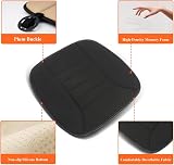 kingphenix Car Seat Cushion 1.2 Inch Memory Foam Black view 4