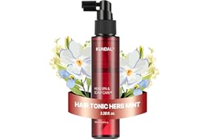 Kundal Caffeine Hair Loss Scalp Tonic - Soothes Scalp, Stimulates Hair Follicles, with Vitamin B3, Tea Tree & Peppermint Oil, Korean Hair care, 3.38 Fl Oz (100ml)