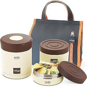Twingo Vacuum stainless steel Thermos Thermal Lunch Box Food Container 980ml