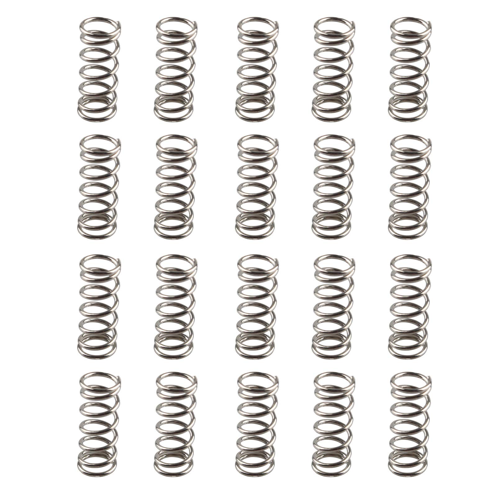 HALJIA 20 pieces Spring for 3D Printer Extruder Heated Bed For Ultimaker Makerbot
