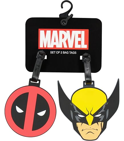 Amazon.com: Silver Buffalo Marvel's Deadpool Logo Suitcase ID