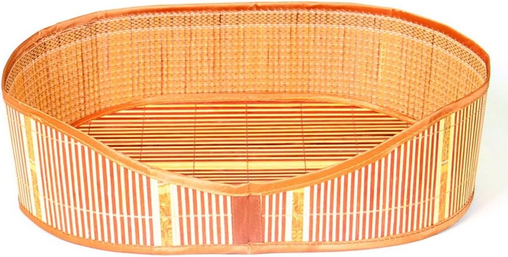 Jlxl Pet Mat, Pet Nest Four Seasons Universal Mat Wo Bamboo Mat Dog Cat Universal Collapsible