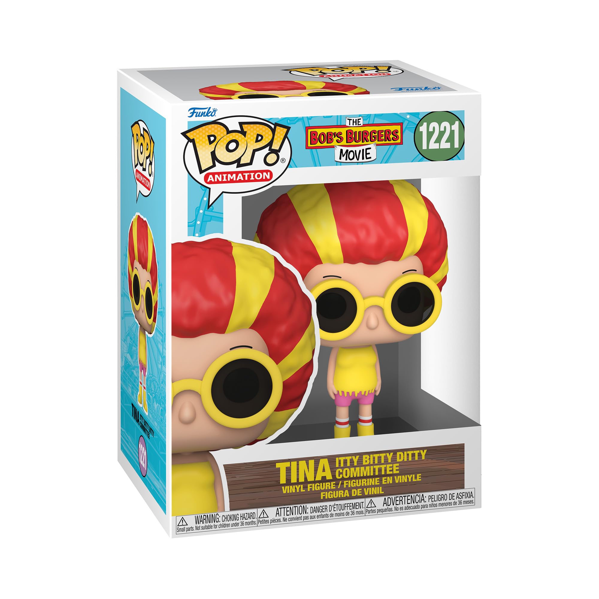 Funko POP! Animation: Bobs Burgers - Band Tina Belcher - Bob's Burgers - Collectable Vinyl Figure - Gift Idea - Official Merchandise - Toys for Kids & Adults - TV Fans - Model Figure for Collectors