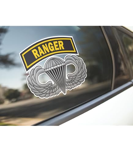 thumbnail image 2 of US Army Rangers Sticker Decal – 5" X 1.91", Self Adhesive Vinyl, Rayd Workshop 2 of 3