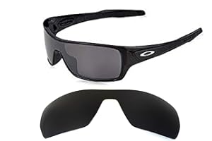 GALAXYLENSE Galaxy Replacement Lenses For Oakley Turbine Rotor Black Color Polarized 100% UVAB
