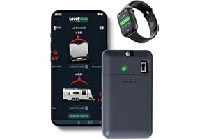 LogicBlue Technology LevelMateMAX Wireless RV Leveling System, Bluetooth Leveler for Campers, Must-Have Accessory for Travel Trailers, Effortless Setup for Phones with App