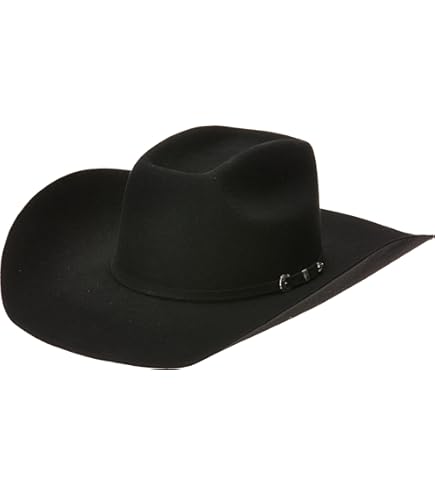 ツイスター　2X ダラス　カウボーイハット　ブラック Twister Men's Dallas 2X Wool Cowboy Hat Black 7 5/8 at Amazon
