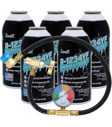 Amazon.com: Dye Charge for R1234yf Systems,3 cans and Brass