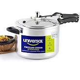 Universal 10.5 Quart Pressure Cooker, Aluminum Stovetop Pressure Cooker with 5-Layer Safety System, Heat-Resistant Handles, Inner Lid Design, for Beans, Soups, Stews &amp; Meat