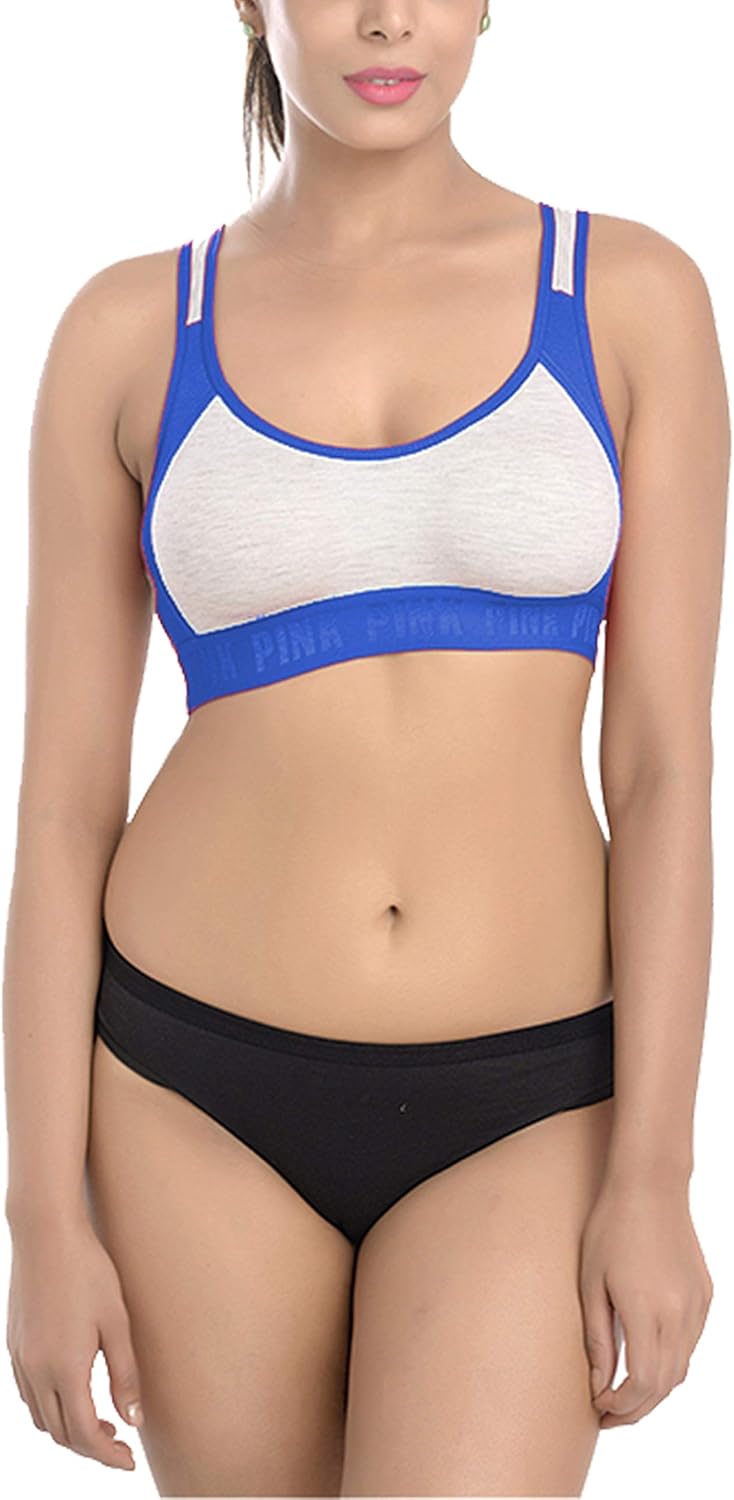 Buy StyFun Sports Bra Panty Set for Women Combo Pack Gym Yoga Running