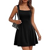 BerryGo Women's Summer Square Neck Sleeveless Mini Dress A Line Formal Party Cocktail Short Dresses 2026