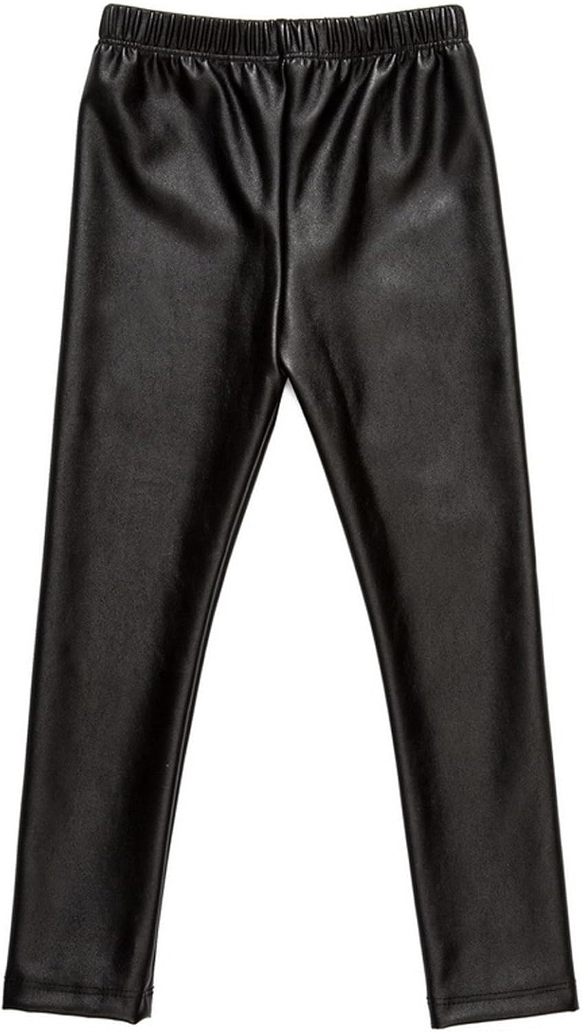 baby faux leather pants