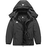 SOBAPRA Kids Waterproof Ski Jacket Winter Coat Boys and Girls Fleece Snowboarding Jacket