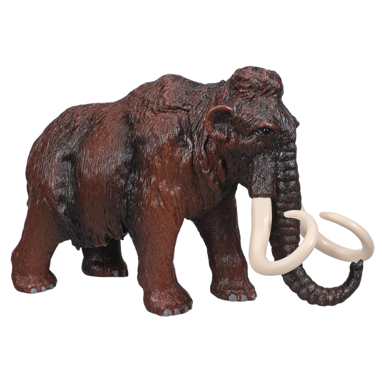 Balacoo Mammoth Figurines Toy Plastic Mammoth Toy Wildlife Elephant Figure Ancient Elephant Model Kids Learning Toy