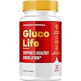 GlucoLife Capsules - Official GlucoLife Premium Formula Supplement Pills, Advanced Support Formula for Wellness & Overall Health, All Natural Ingredients GlucoLife, 30 Capsules for 1 Month