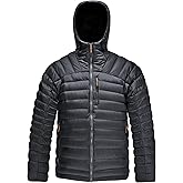HARD LAND Men's Lightweight Puffer Jacket Insulated Water-Resistant Outdoor Winter Down Jacket for Men