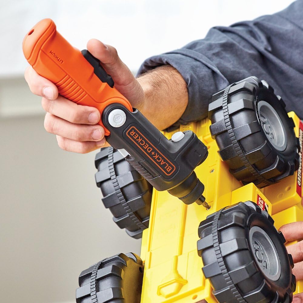 BLACK+DECKER 4V MAX Cordless Screwdriver with LED Light (BDCSFL20C): Home Improvement