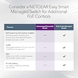 NETGEAR GS305PV3 5-Port Gigabit PoE Switch 4 PoE+ 63W Desktop Wall Mount view 5