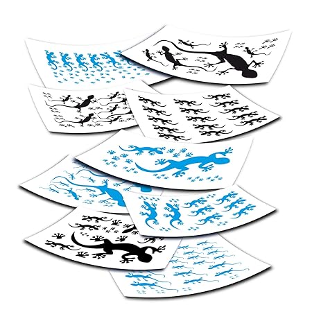 style4Bike Fahrradaufkleber Fahrrad Aufkleber | Gecko Geckos | Geckoaufkleber