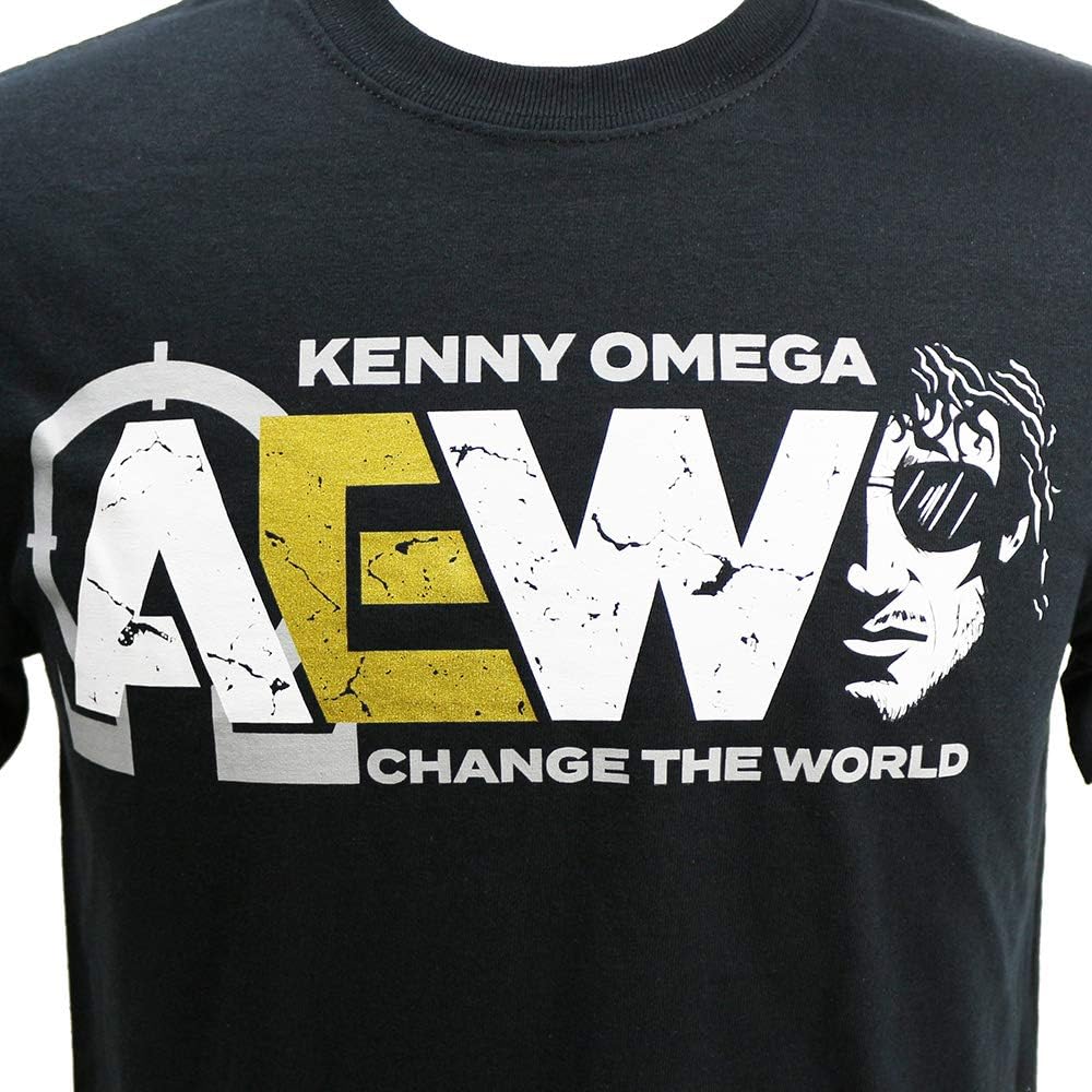 Amazon Aew Kenny Omega ケニー オメガ Change The World ブラックtシャツ 並行輸入品 Tシャツ カットソー 通販