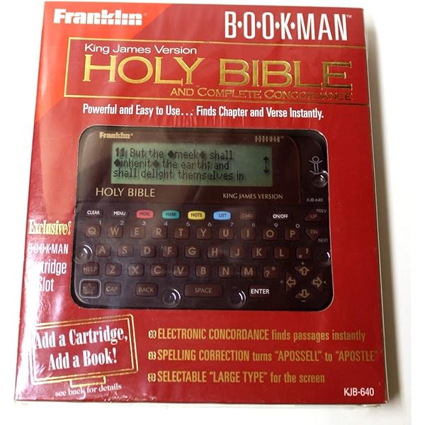 Bookman Holy Bible: King James Version : Electronic Pocket Guide