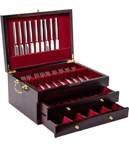 Amazon.com - Reed & Barton Silverware Storage Box, Bristol Grande
