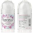 CRYSTAL Mineral Deodorant Stick - Unscented Body Deodorant With 24-Hour Odor Protection, Non-Staining & Non-Sticky, Aluminum Chloride & Paraben Free, 4.25 oz, (2 Pack) (Packaging May Vary)