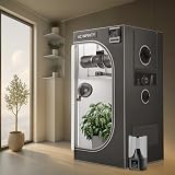 AC Infinity CloudLab 642 Grow Tent 4x2 120x60x180cm 2000D Canvas 4 inlets view 8