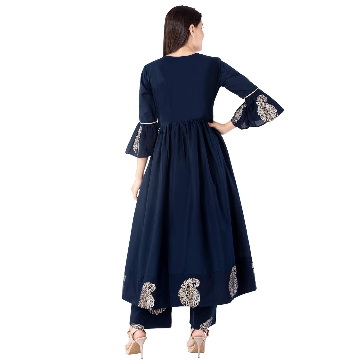 khushal women's cotton kurta with palazo