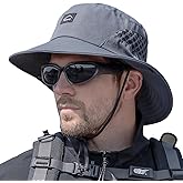 Sireck Fishing Hat, UPF50+ Wide Brim Sun Hat for Men Women, UV Protection Hiking Beach Bucket Hats Summer Safari Hat