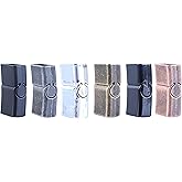 KONMAY Magnetic Jewelry Bracelet Clasps, 10 Sets 12.0x6.0mm Mixed Flat Closure Magnetic End Caps for Leather Bracelet Making