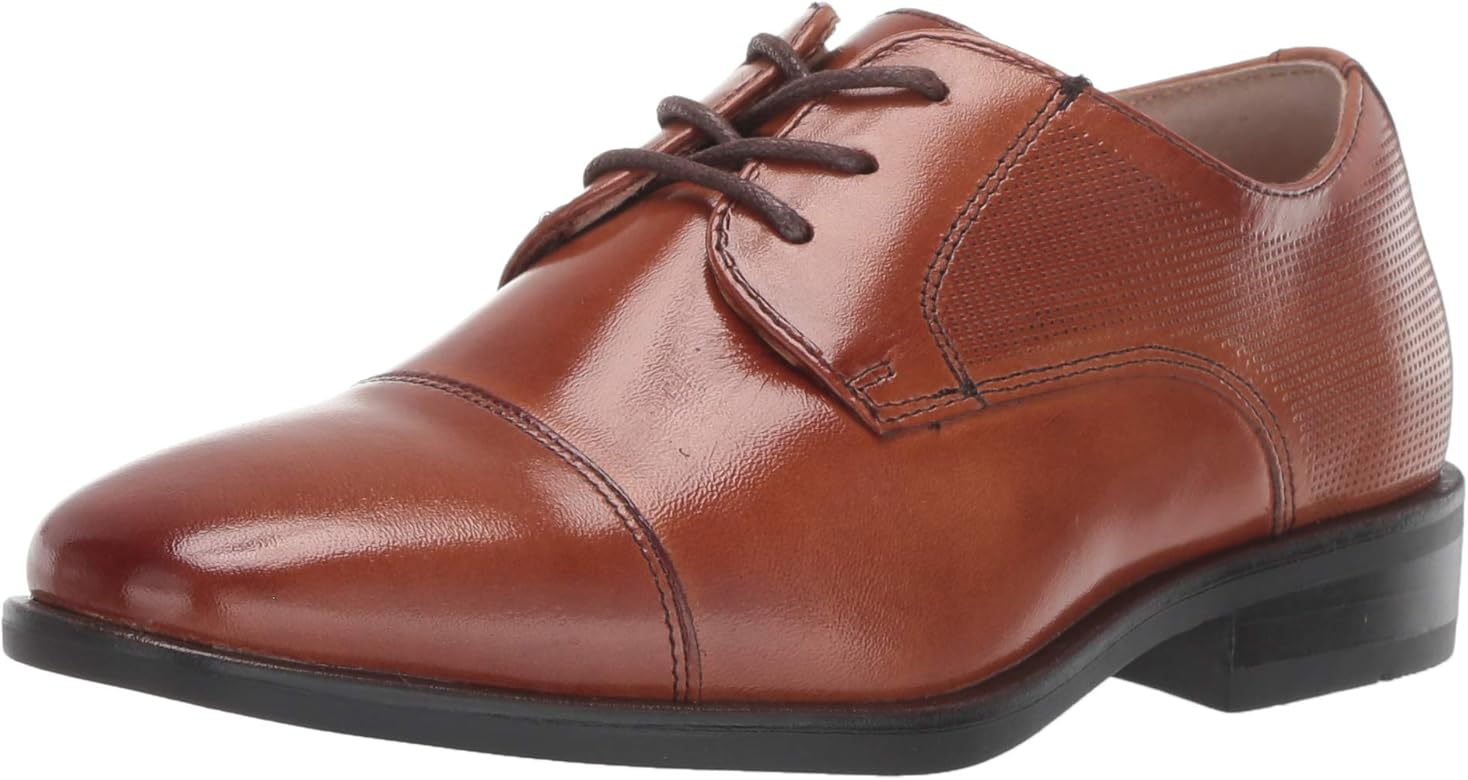 boys cognac dress shoes