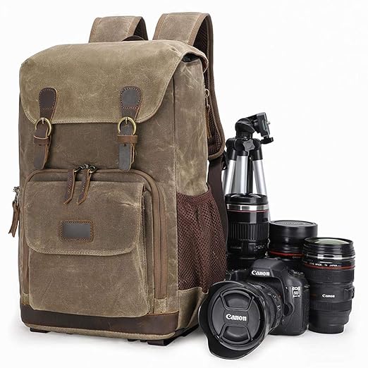 Mochila De Cámara Réflex Resistente Al Agua, Durable Bolsa De ...