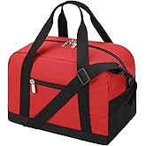 Apenze Small Gym Bag Carry On Bag - 12 in Mini Duffle Bag Lightweight for Overnight Travel(Red)