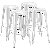Furmax 30 Inches Metal Bar Stools Bar Height High