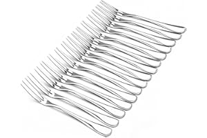 Crab Stainless Steel Forks,Escargot Fork 2 Prong Tasting Appetizer Forks Portable Cocktail Salad Fruit Forks for Party Travel